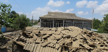 Azerbaijan’s residential settlements under Armenian shelling 