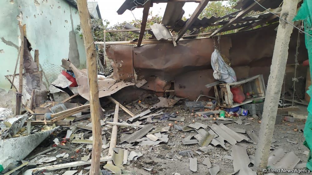 Azerbaijan discloses damage from Armenia's shelling of Aghdam's villages (VIDEO)
