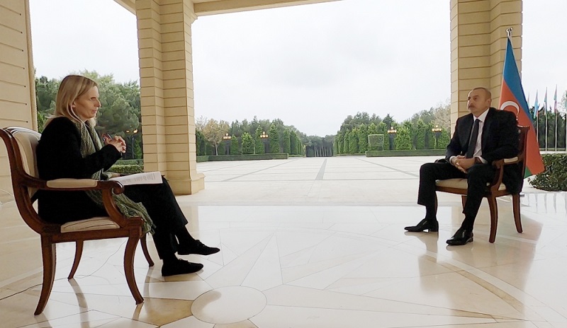 President Ilham Aliyev was interviewed by BBC News