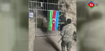 Azerbaijani servicemen share footage of Azykh Cave (VIDEO)