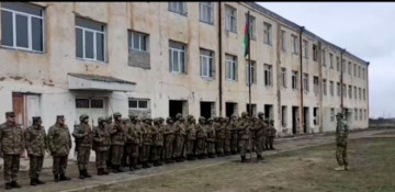 Azerbaijani flag raised at former secondary school in Gulabli village of Aghdam
