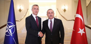 Turkish FM, NATO chief discuss Nagorno-Karabakh