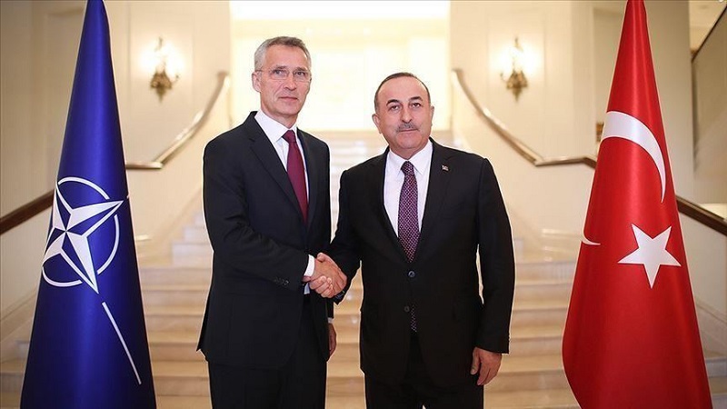 Turkish FM, NATO chief discuss Nagorno-Karabakh