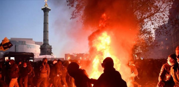 Police brutality protests turn violent in Paris