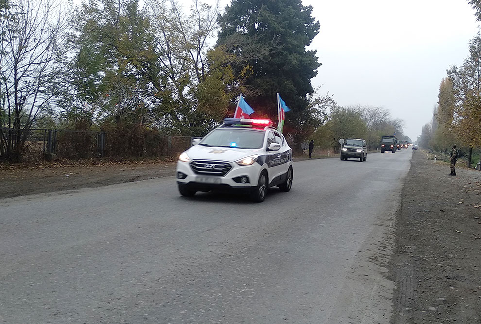 Logistic support assets for the peacekeeping contingent delivered to Azerbaijan (PHOTO/VIDEO)