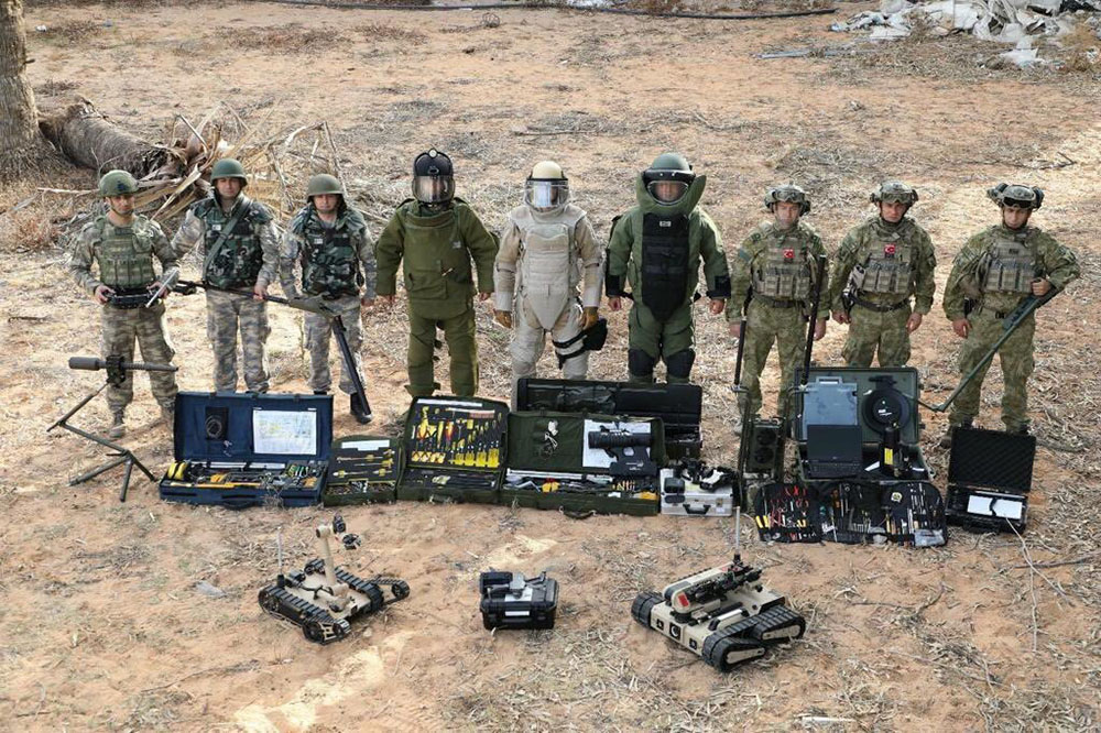 Turkish military sappers arrive in Azerbaijan