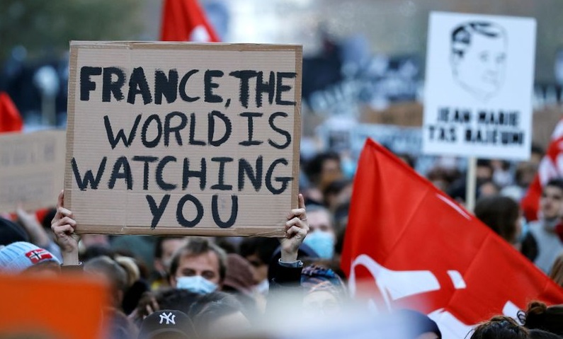 French government drops plan to curb filming of police officers