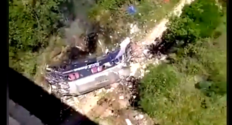 At least 14 people killed, 26 Injured as bus falls from bridge in Brazil, reports claim