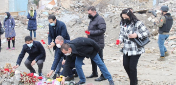 Italian MPs witness consequences of Armenia’s war crimes in Ganja (PHOTO)