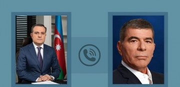Azerbaijani, Israeli FMs hold phone conversation