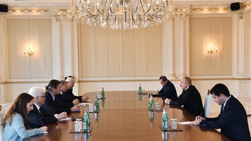 President Ilham Aliyev received OSCE Minsk Group co-chairs from France and U.S.