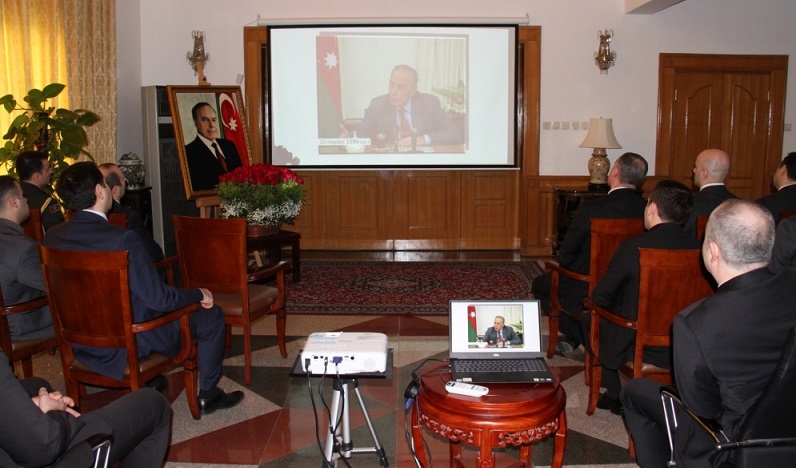 Azerbaijani national leader commemorated in Beijing