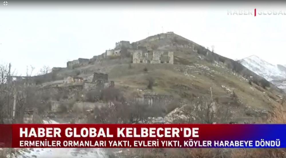Turkish Haber Global TV airs video report from Azerbaijan's Kalbajar