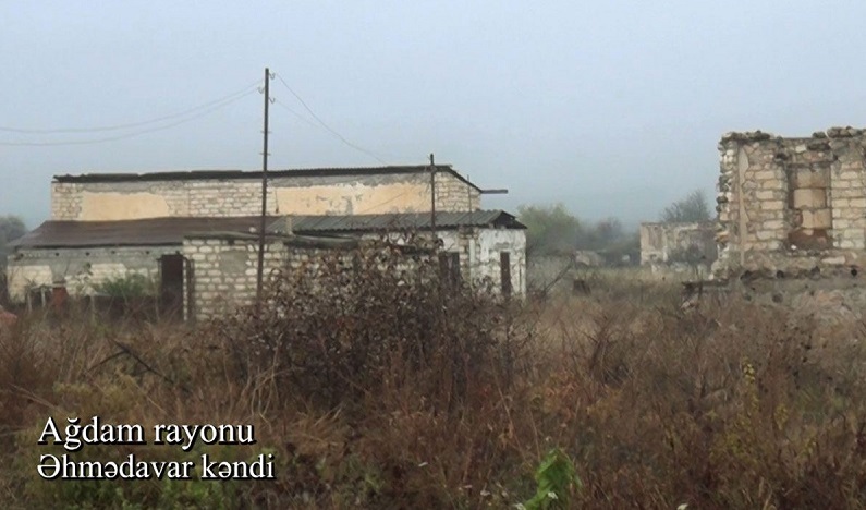 Azerbaijan releases video footage of Ahmadavar village of Aghdam district