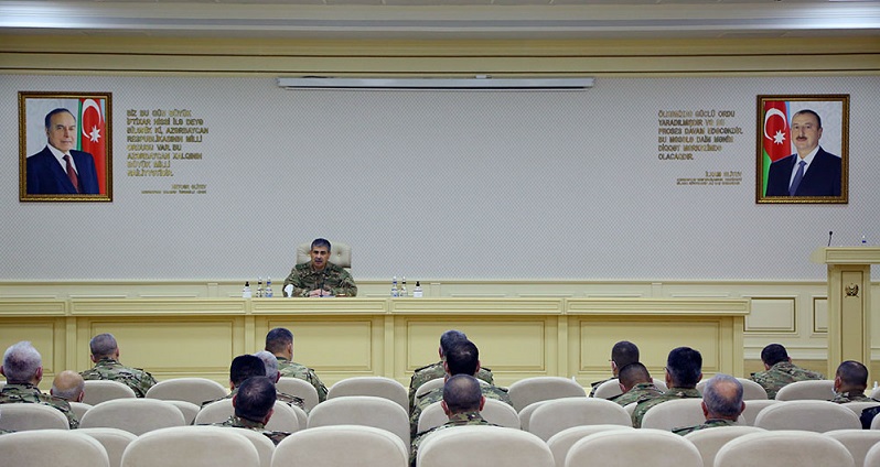 Azerbaijani Defense Minister holds official meeting