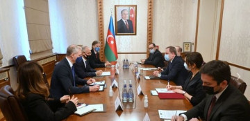 FM Jeyhun Bayramov holds meeting with UN, EU and World Bank officials