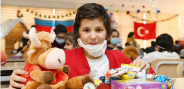 Heydar Aliyev Foundation distributes holiday gifts to children from orphanages and boarding schools