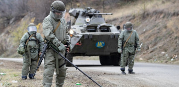 Russian pyrotechnics depart for Azerbaijan to carry out demining in Aghdam