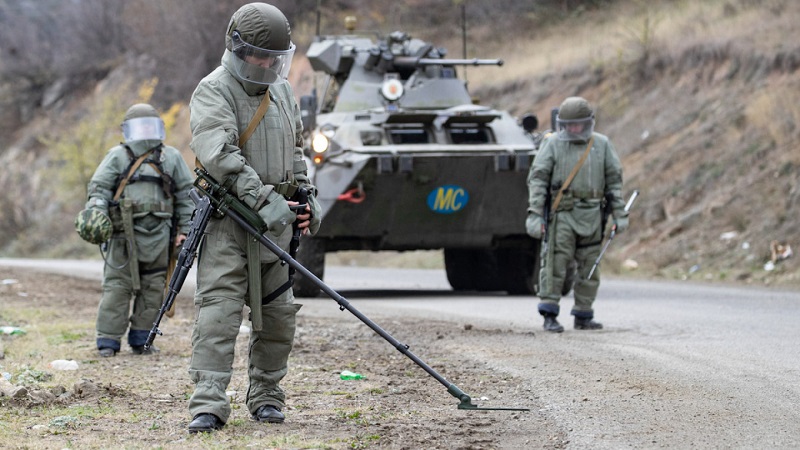 Russian pyrotechnics depart for Azerbaijan to carry out demining in Aghdam