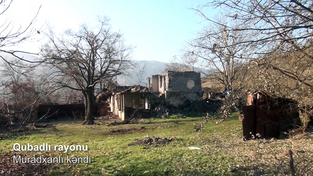 Video footage of Muradkhanli village of Gubadli district (PHOTO)