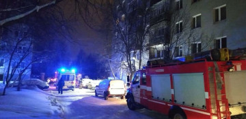 Residential building fire kills eight in Russia