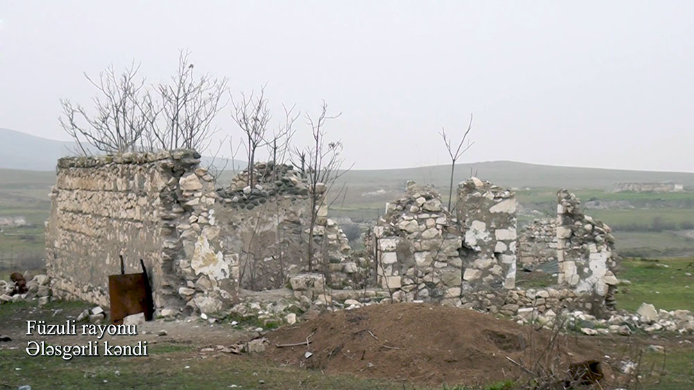 Azerbaijan shows video footage from another village of Fuzuli