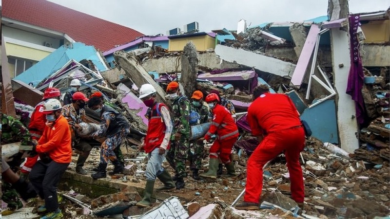 At least 96 killed, nearly 70,000 displaced as quake, floods hit Indonesia (UPDATED)