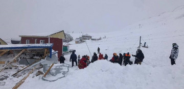 Up to 12 people may be trapped after avalanche hits North Caucasus region