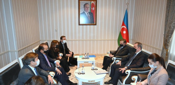 FM Jeyhun Bayramov meets with heads of Turkish Council, TURKSOY  and Turkic Culture and Heritage Foundation