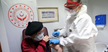COVID-19 vaccinations in Turkey exceed 1 million in 1st week