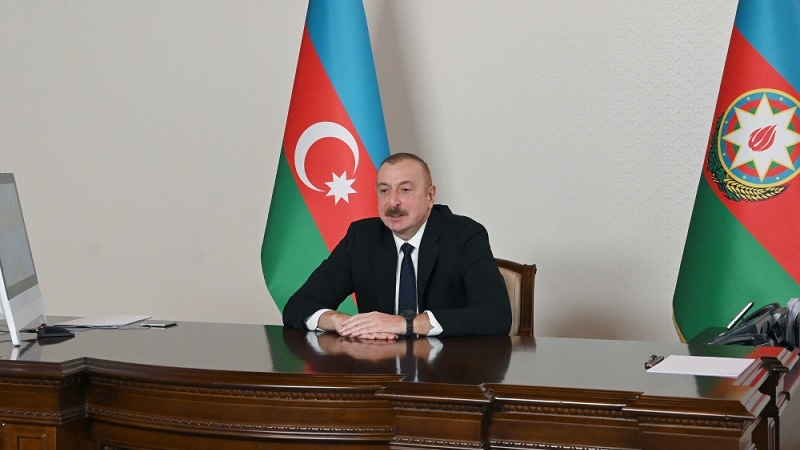 Azerbaijan, Turkmenistan starting joint work on development of field in Caspian Sea for first time - President Aliyev