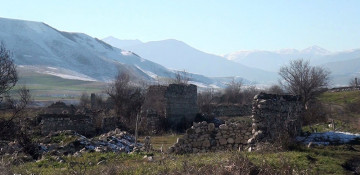 Azerbaijan shows footage from Zerger village of Fuzuli district