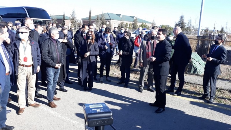 Foreign diplomats, military attaches visit liberated Jabrayil to witness Armenian savagery