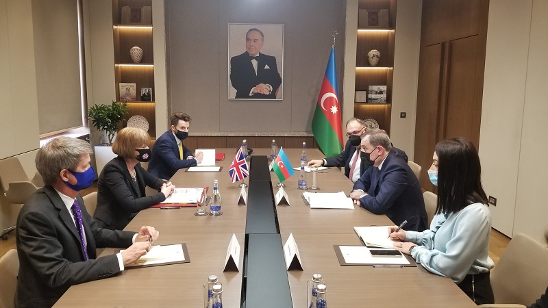 Azerbaijani FM, UK minister for European Neighborhood meet in Baku