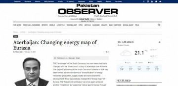 Azerbaijan: Changing energy map of Eurasia