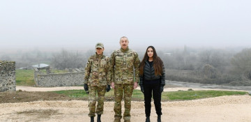  Azerbaijani president and first lady visit Fuzuli, Zangilan, Lachin and Jabrayil districts