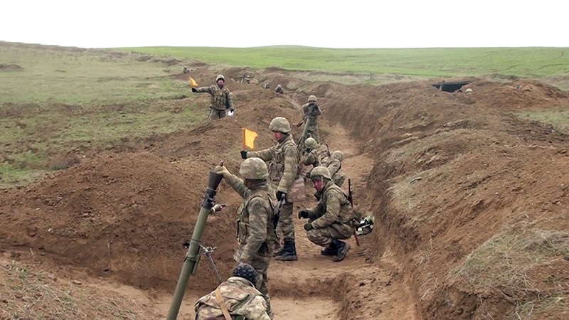 Azerbaijani army’s mortar batteries continue live-fire exercises (VIDEO) 