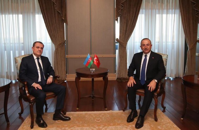 Foreign ministers of Azerbaijan and Turkey hold meeting (PHOTO)