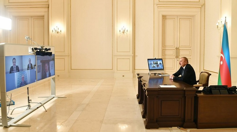 President Ilham Aliyev receives Signify CEO in video format 