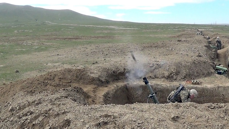 Azerbaijani army’s mortar batteries complete regular stage of live-fire drills (VIDEO)