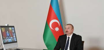 Military victory over Armenia on battlefield was also fully accomplished by political ways - President Aliyev