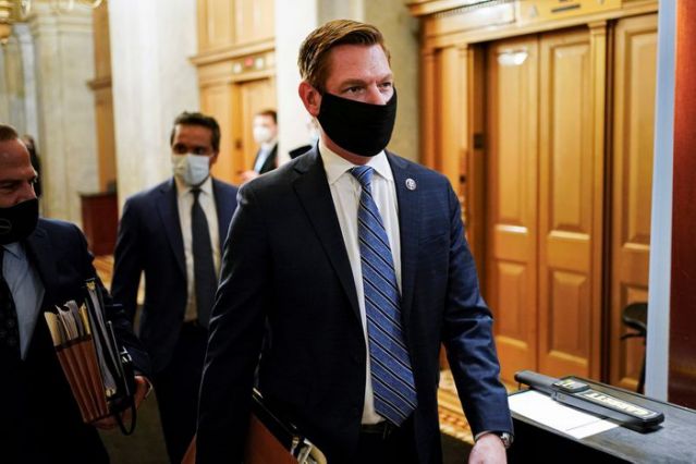 U.S. Representative Swalwell sues Trump over Jan. 6 insurrection