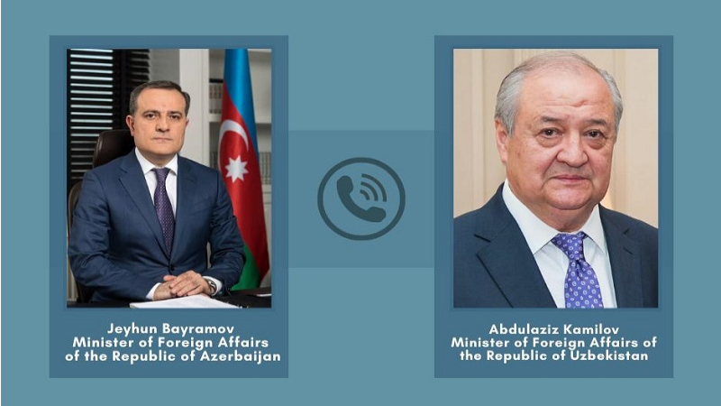 Azerbaijani, Uzbek foreign ministers discuss latest situation in region