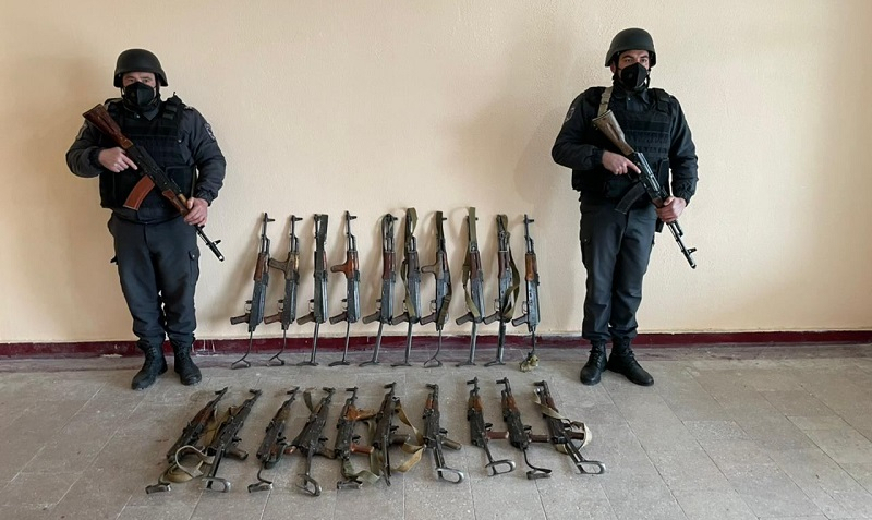 Azerbaijani police find ammo left by Armenian troops in Gubadli, Jabrayil districts (PHOTO)