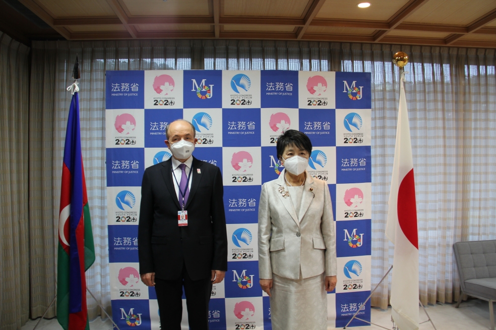 Azerbaijani, Japanese justice ministers meet in Kyoto