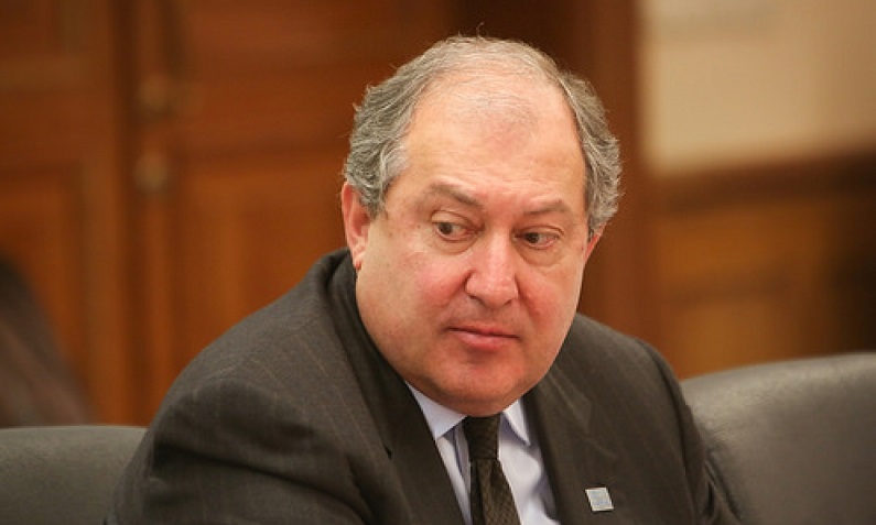 Armenian president Sarkissian hospitalized with heart failure