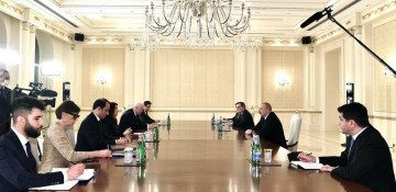 President Ilham Aliyev receives delegation led by OSCE Chairperson-in-Office