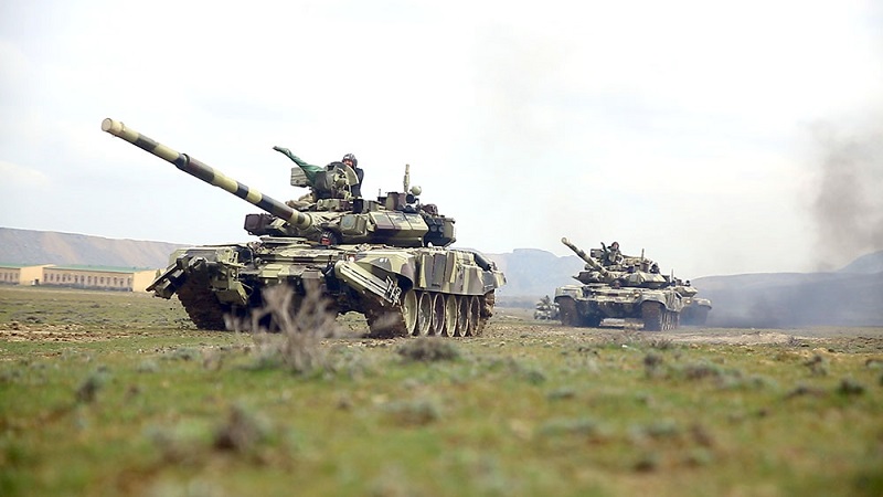 Azerbaijani troops involved in exercises moving forward to operational areas (VIDEO) 