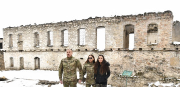President Ilham Aliyev and first lady Mehriban Aliyeva visited Fuzuli and Khojavand districts (PHOTO)