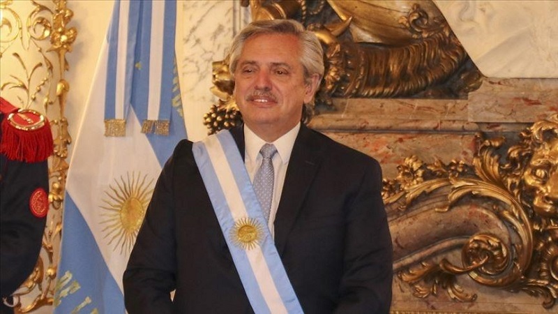 Argentine president tests positive for COVID-19